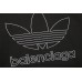 BALENCIAGA x ADIDAS HOODIE BLACK