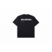 BALENCIAGA DISTRESSED LOGO T-SHIRT BLACK