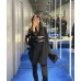 Balenciaga Long Sleeve Logo Shirt - Black
