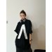Balenciaga White Logo Graphic T-Shirt (Black)