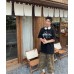 Balenciaga Smoke Print Logo T-Shirt (Black)
