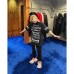 Balenciaga Multi-Logo Black T-Shirt
