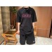Balenciaga Neon Graphic Logo T-Shirt