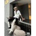 Balenciaga Tape Logo T-Shirt (White)