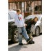Balenciaga White Hoodie with "I Love" Graphic