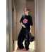 Balenciaga Planet Earth Black T-Shirt