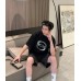Balenciaga Oversized '8' Logo T-Shirt (Black)