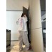 Balenciaga Red Logo Graphic T-Shirt (Gray)