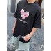 Balenciaga Love Notes T-Shirt in Black