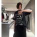 Balenciaga Multi-Logo Black T-Shirt
