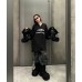 Balenciaga Long Sleeve Logo Shirt - Black