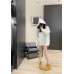 Balenciaga White Logo Hoodie
