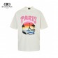 Balenciaga White T-Shirt with Paris Graphic