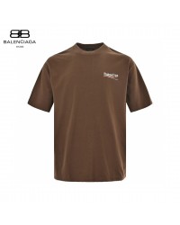 Balenciaga Political Campaign T-Shirt (Brown)