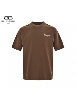 Balenciaga Political Campaign T-Shirt (Brown)