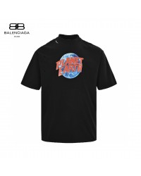 Balenciaga Planet Earth Black T-Shirt