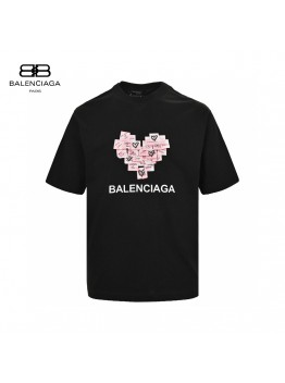 Balenciaga Love Notes T-Shirt in Black