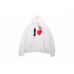 Balenciaga White Hoodie with "I Love" Graphic