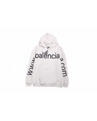 Balenciaga Off-White Oversized Hoodie