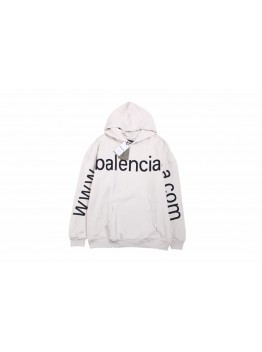 Balenciaga Off-White Oversized Hoodie