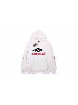 Balenciaga White Hoodie