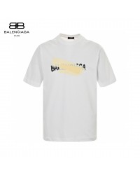 Balenciaga Tape Logo T-Shirt (White)