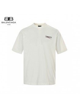 Balenciaga Political Campaign T-Shirt (White)