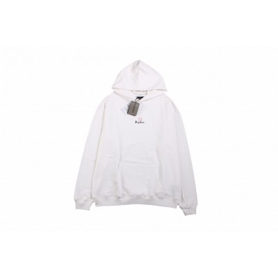 Balenciaga White Be Yourself Hoodie