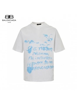 Balenciaga Save the Date White T-Shirt