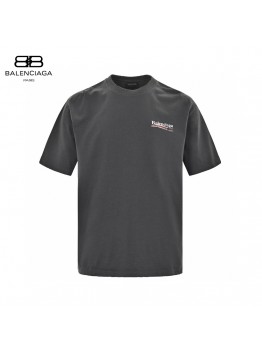 Balenciaga Political Campaign T-Shirt (Grey)