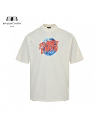 Balenciaga Planet Earth T-Shirt (White)
