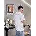 Balenciaga White T-Shirt with Mountain Graphic
