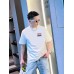 Balenciaga White T-Shirt with Mountain Graphic