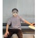 BALENCIAGA MINIMALIST T-SHIRT GREY