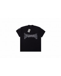 Balenciaga T-shirt with Gothic Flame Logo