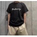 BALENCIAGA CALLIGRAPHY LOGO T-SHIRT BLACK