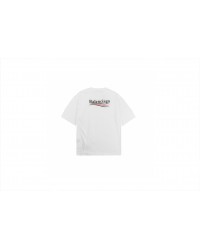 Balenciaga Wave Logo T-Shirt (White)