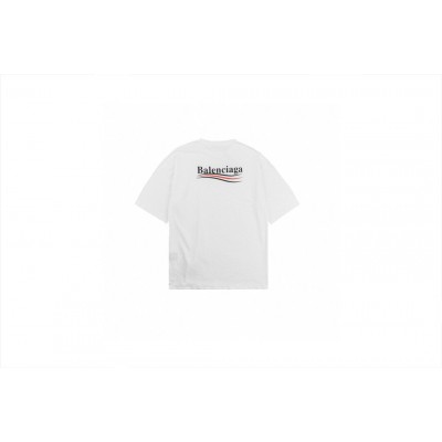 Balenciaga Wave Logo T-Shirt (White)
