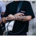 Balenciaga Wave Logo T-Shirt (Black)