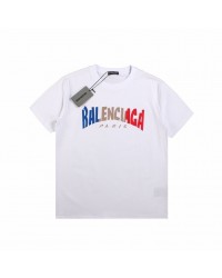 BALENCIAGA GRADIENT LOGO T-SHIRT WHITE