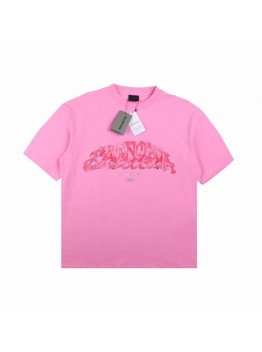 BALENCIAGA GRAFFITI T-SHIRT PINK
