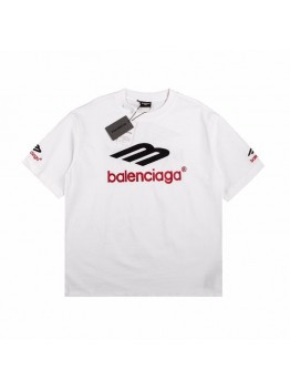 BALENCIAGA LOGO GRAPHIC T-SHIRT WHITE