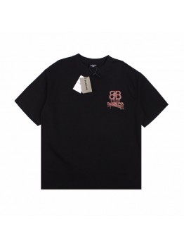 BALENCIAGA LOGO T-SHIRT BLACK