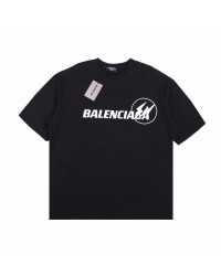 BALENCIAGA LOGO T-SHIRT BLACK