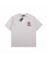 BALENCIAGA LOGO T-SHIRT GRAY
