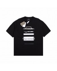 BALENCIAGA METALLIC DESIGN T-SHIRT BLACK