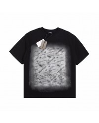 BALENCIAGA SPRAY LOGO T-SHIRT BLACK