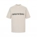 BALENCIAGA STENCIL LOGO T-SHIRT BEIGE