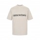 BALENCIAGA STENCIL LOGO T-SHIRT BEIGE