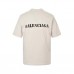 BALENCIAGA STENCIL LOGO T-SHIRT BEIGE